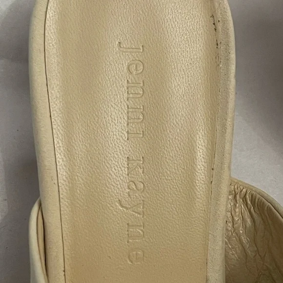 JENNI KAYNE Oiled Leather Kitten Heel Mule - SZ 6.5 - Picture 2 of 7